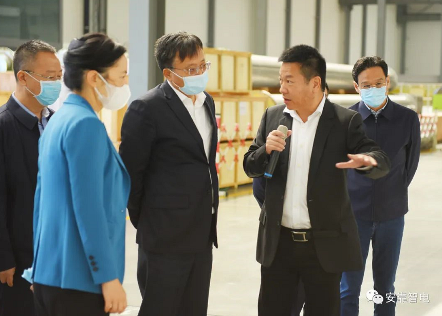 江蘇省副省長(zhǎng)胡廣杰調(diào)研安靠智電